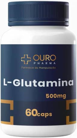 L Glutamina 500mg - 60 cápsulas