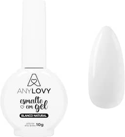 ESMALTE EM GEL BRANCO NATURAL 10G ANYLOVY – ELEGÂNCIA EM CADA CAMADA