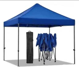 Tenda Folding Gazebo, 3x3 Meters, Steel Frame with Storage Bag (Azul)
