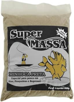 Massa De Pesca Isca Em Pó Sabor Minhoca Carnívoros 500g