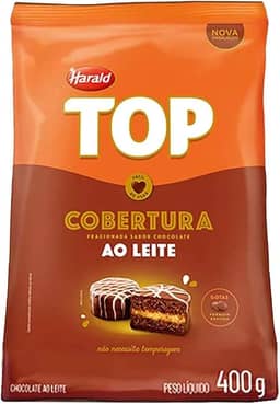 Cobertura Fracionada Top Ao Leite Gotas 400g Harald