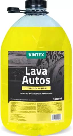 Lava Autos 5 Litros – Shampoo Automotivo Neutro de Alta Performance, Espuma Abundante, Limpeza Segura e Brilho Intenso