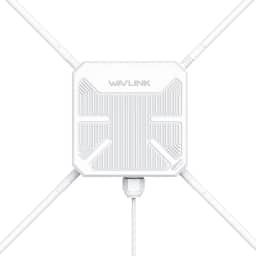 WAVLINK Extensor WiFi AC1200 para ambientes externos, ponto de acesso externo, IP65 à prova de intempéries, extensor de sinal WiFi de longo alcance, antenas 4 x 7dBi, compatível com Starlink para