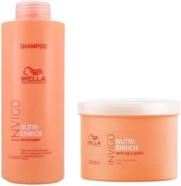 Kit Shampoo e Máscara Wella Nutri Enrich Invigo