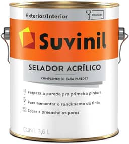 Selador Acrílico Suvinil 3,6 ltrs