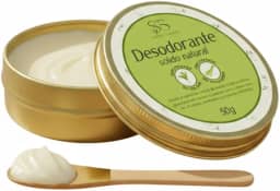 Desodorante Sem Alumínio com Óleos Essenciais e Argila Branca Clareador Anti Odor - Senhor Saboeiro 50g