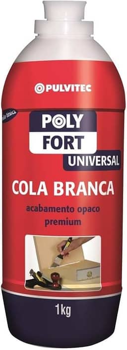 Cola Branca 1kg Artesanatos Slime Pulvitec
