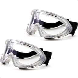 Kit 2 Óculos De Proteção Epi Ampla Visão Incolor Spider