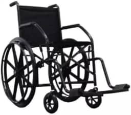 Cadeira de Rodas Nylon Dobrável Leve Resistente Pneu Antifuro 95kg CDS