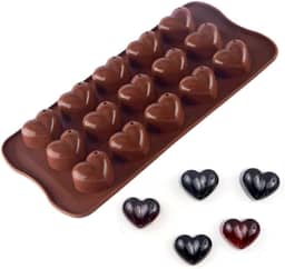 Forma Molde Silicone Sabonete Chocolate Bombom Coração C01