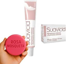 Kit Suavicid Creme Clareador de Melasma 15g + Sabonete clareador de Rosa Mosqueta