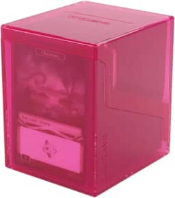 Gamegenic Bastion 100+ XL Deck Box - Compact, Secure, and Perfectly Organized for Your Trading Cards! Safely Protects 100+ Double-Sleeved Cards, Pink Color, Made Y