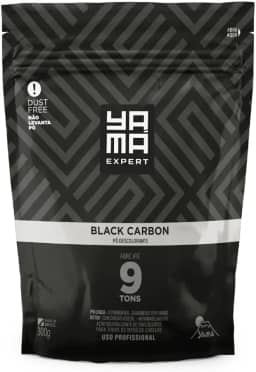 Yamá Pó Descolorante Black Carbon 300g Clareador para Cores Profundas e Resultados Duradouros Unissex