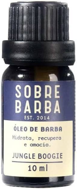 Óleo de Barba - Jungle Boogie 10Ml, Sobrebarba, Azul, 10 Ml