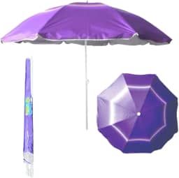 Guarda-sol Gigante 1,90m Metros Piscina Praia Pesca (Roxo)