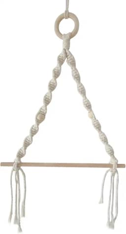 Prateleira para pendurar na pare,Prateleiras suspensas - Prateleiras flutuantes tecidas com corda algodão, rack armazenamento corda balanço, decoração casa Purble