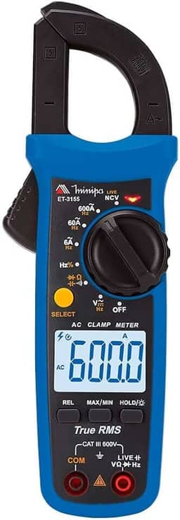 MINIPA Alicate Amperímetro Digital True Rms Et-3166B -