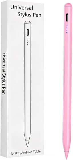 Caneta Stylus Android para Samsung Galaxy Tab A9/A9Plus/A8/A8plus/A7/A7lite Tablet S Pencil Touchscreens Stylists Pen (rosa)