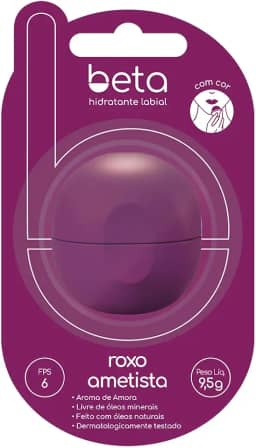 Beta Hidratante Labial com Cor - Amora Roxo Ametista 9,5g