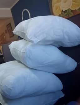 Conjunto de 4 Travesseiros de Microfibra com Silicone, 70x50cm