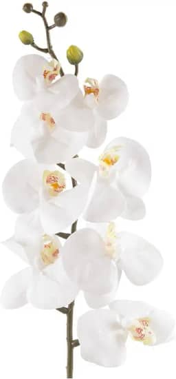 Orquídea Branca Artificial Grande para Arranjo