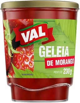 VAL Geleia De Morango Vidro 230G