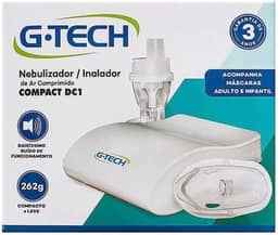 Inalador Nebulizador G-tech Compact Dc1 Branco
