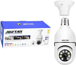 Câmera Lampada Espiã de Segurança Wifi Giratória 360º IP Visao Noturna, APP Yoosee, Jt-8177