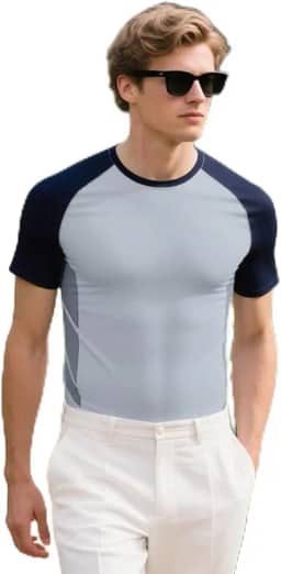 Camiseta masculina de manga curta para academia, elegante, design colorido, leve, secagem rápida