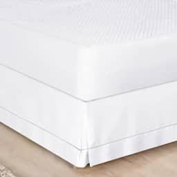 Saia para Cama Box Queen Bia Enxovais Branco Tecido