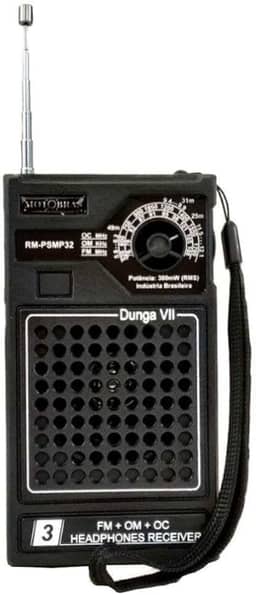 Rádio Portátil Motobrás Rm-psmp32 3 Faixas