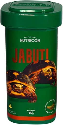Nutricon Jabuti 80g Nutricon Para Todos Os Tipos de Peixe Médio Todas As Fases,