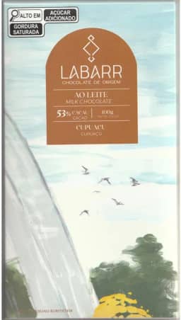 Labarr Chocolate de Origem 53% cacau Cupuaçu 100g