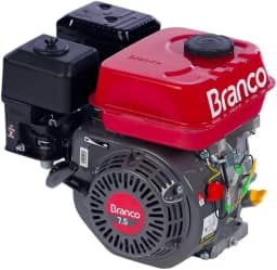 Motor Gasolina 7,5cv Eixo H Partida Manual com Alerta B4t-7.5h Branco