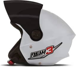 CAPACETE ABERTO PRO TORK NEW LIBERTY 3 SOLID BRANCO TAM. 60 VIS. FUMÊ