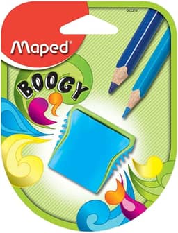 Apontador 2 furos com depósito, Maped, Boogy, 062210US, Cores Sortidas