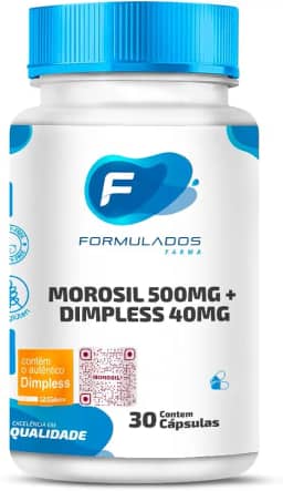 Suplementos Dimples® + Morosil® 30 Cápsulas Com Selo Autenticidade
