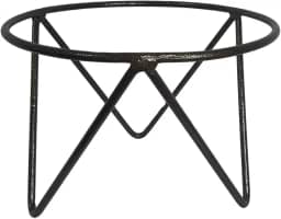 Suporte Tripé de Ferro para Vasos de 20cm Plantas de Chão (Ouro Velho)