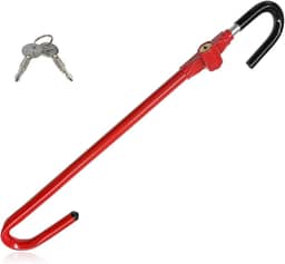 Trava Antifurto Universal Volante e Pedal Aço Reforçado Segurança Carro Caminhonete SUV com 2 Chaves