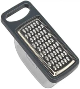 Ralador com Pote Coletor Depósito Recipiente Para Legumes e Queijos Cozinha Gourmet