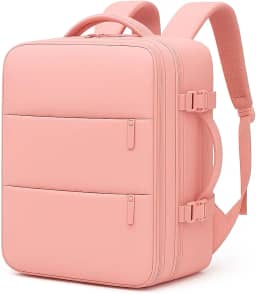 Mochila de viagem grande para mulheres e homens, mochila de mão, mochila de caminhada, Compartimento para Notebook, Sapatos e Entrada USB, para viagens, Cinza, 25L, Mochilas de viagem