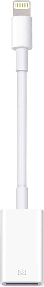 Adaptador de câmera Lightning para USB, adaptador de cabo Lightning fêmea USB OTG para iPhone selecionado, modelos iPad, câmera de conexão, leitor de cartão mouse teclado