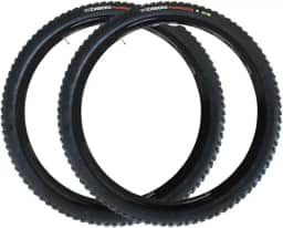 Par De Pneu Bicicleta Bike Aro 29 Cinborg Parrudo Hd Cravado - Com Camaras Bico Grosso