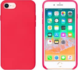 Case Capinha Colorida Capa Slim Flexível Aveludada Compatível Com iPhone 7/8 Vermelha,Preta, Laranja, Amarela, Azul, Rosa, Pink, Branca, Lilás, Marrom, Verde, Roxo ONYK (Rosa Pink)