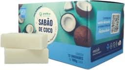 Sabão de Coco em barra Pack com 12 Unidades Vegano - positiv.a eco