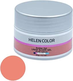 Gel para Unhas de Gel Helen Color Silver Fibra de Vidro - Nude Sakura 20g