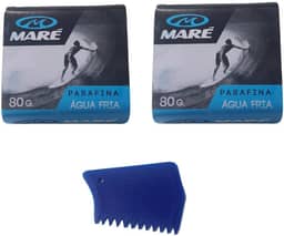 Parafina Surf Maré + 1 Raspador Combo 2 Parafina Prancha de Surf Mare + 1 Raspador
