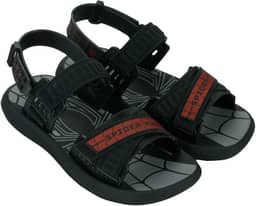 Sandália Infantil Menino Homem-Aranha Force Conforto e Aventura Grendene Kids Preto ou Azul