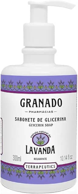 Granado Sabonete Líquido Terrapeutics, Lavanda, Lilás, 300ml