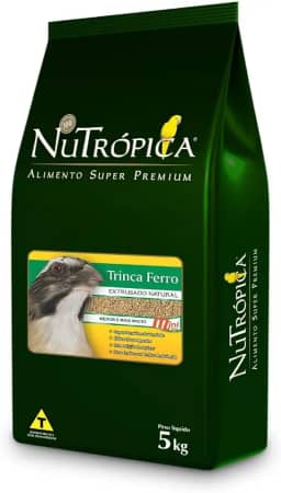 Ração Para Trinca Ferro Natural Mini Bits 5kg Nutrópica